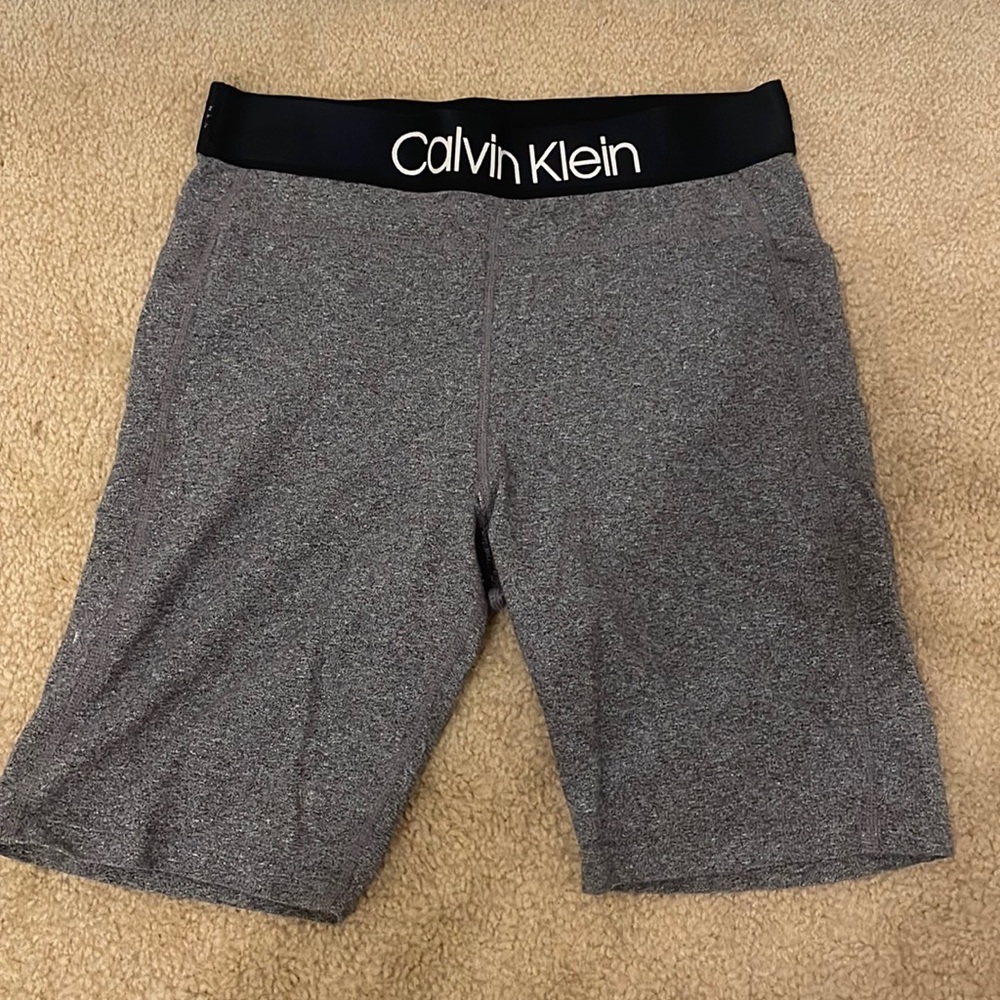 Calvin Klein Performance Gray Biker Shorts